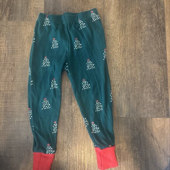 Honest Baby Clothing Christmas Pajamas Set 2t Trees Green - Picture 3 of 3